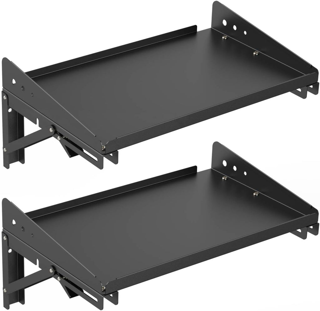 2 Pack Foldable Garage Wall Shelves 200LB