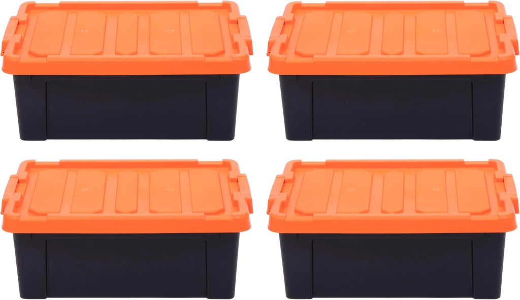 12 Gal Lockable Storage Bins 2 Pack USA Made