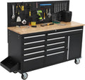 61" 10-Drawer Tool Chest with Power Strip