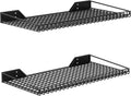 2 Pack Black Garage Shelves 23.5×12 Inch