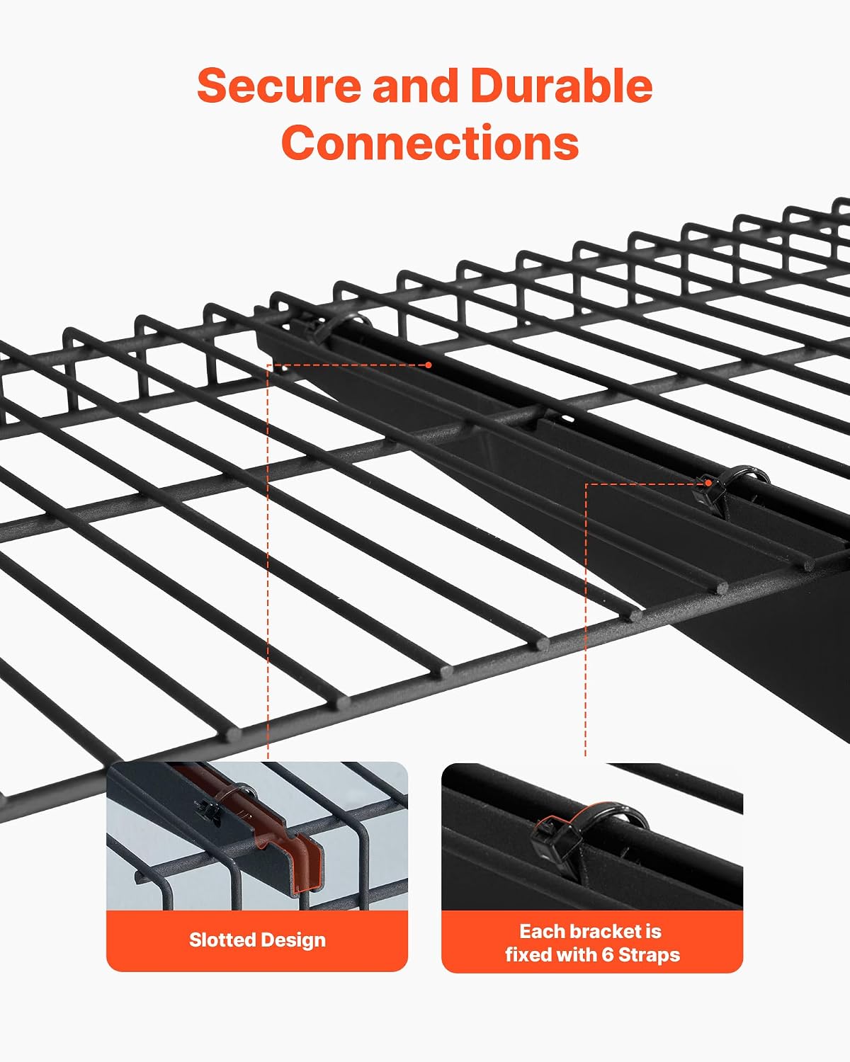 3-Tier Black Garage Wall Shelves 11×36 Inch